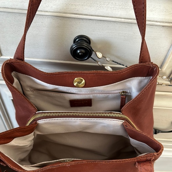 Margot NEW YORK Brown Leather Purse - Picture 5 of 6